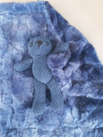 Load image into Gallery viewer, Mini Blanket Lovey with Bear
