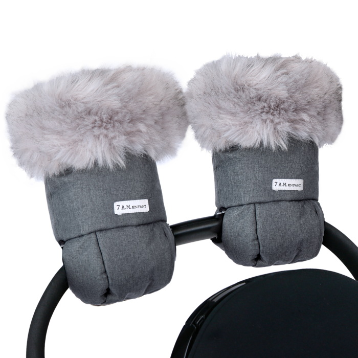 7AM Enfant Warmmuffs Heather Tundra