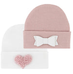 Load image into Gallery viewer, Hospital Hats (2-pack) Girl
