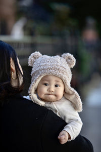 7AM Enfant Teddy Hat & Mitten Cub Set