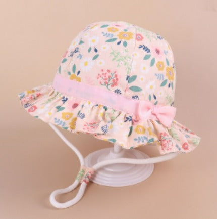Sun Hat - Pink Floral