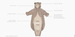 Load image into Gallery viewer, 7AM Enfant Teddy Bunting (0-3 M)
