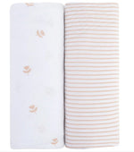 Load image into Gallery viewer, Bassinet Sheets - Mauve Tulip ( 2 Pack )
