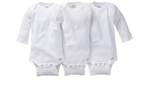 Gerber Baby Long Sleeve Onesies Bodysuit 3-Pack