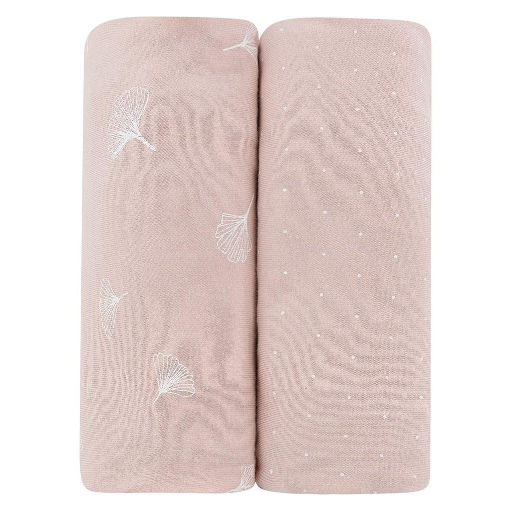 Bassinet Sheets by Ely's & Co. (Grey Dottie)