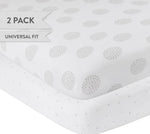 Load image into Gallery viewer, Crib Sheets -Grey Dottie ( 2 Pack )
