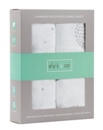Load image into Gallery viewer, Bassinet Sheets by Ely&#39;s &amp; Co. (Grey Dottie)
