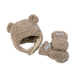 Load image into Gallery viewer, 7AM Enfant Teddy Hat &amp; Mitten Cub Set
