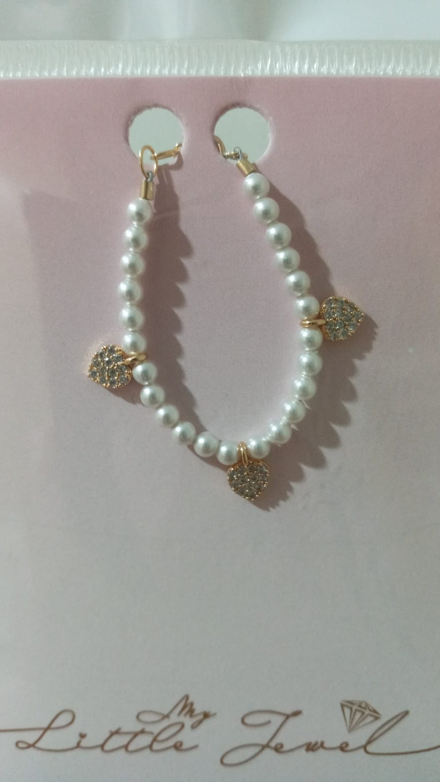 My Little Jewel Bracelet - White Pearls